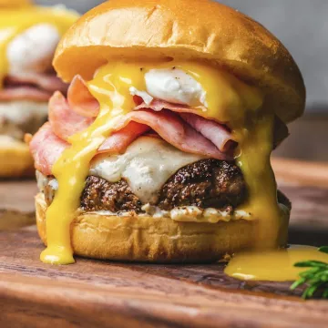 Erimiş Peynirli Burger